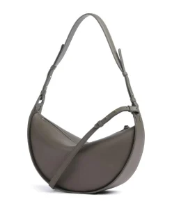 AIGNER Eliza S Hobo bag grained cow leather khaki Best