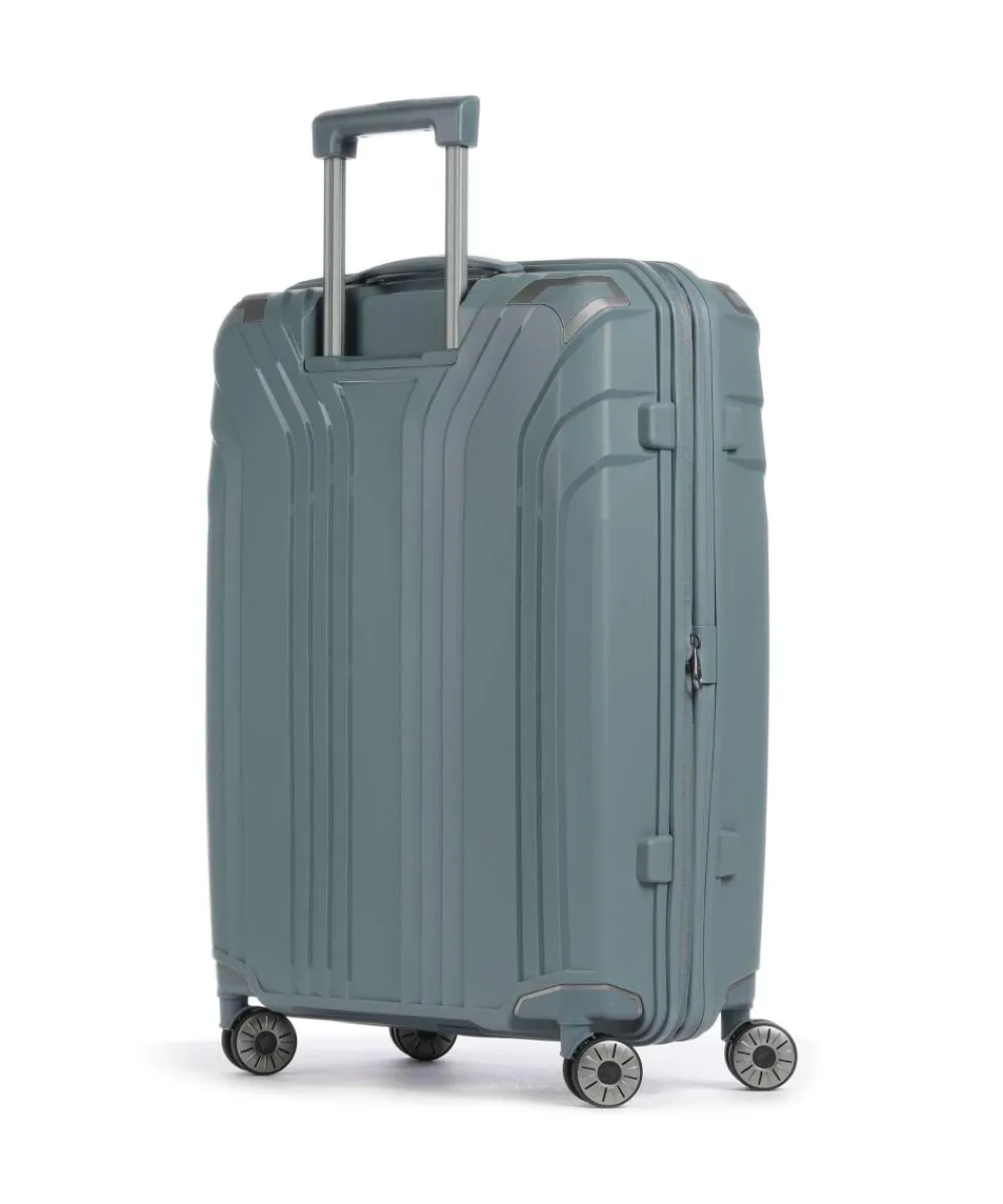 Travelite Elvaa Suitcase set (4 wheels) 3-pc. blue-grey
