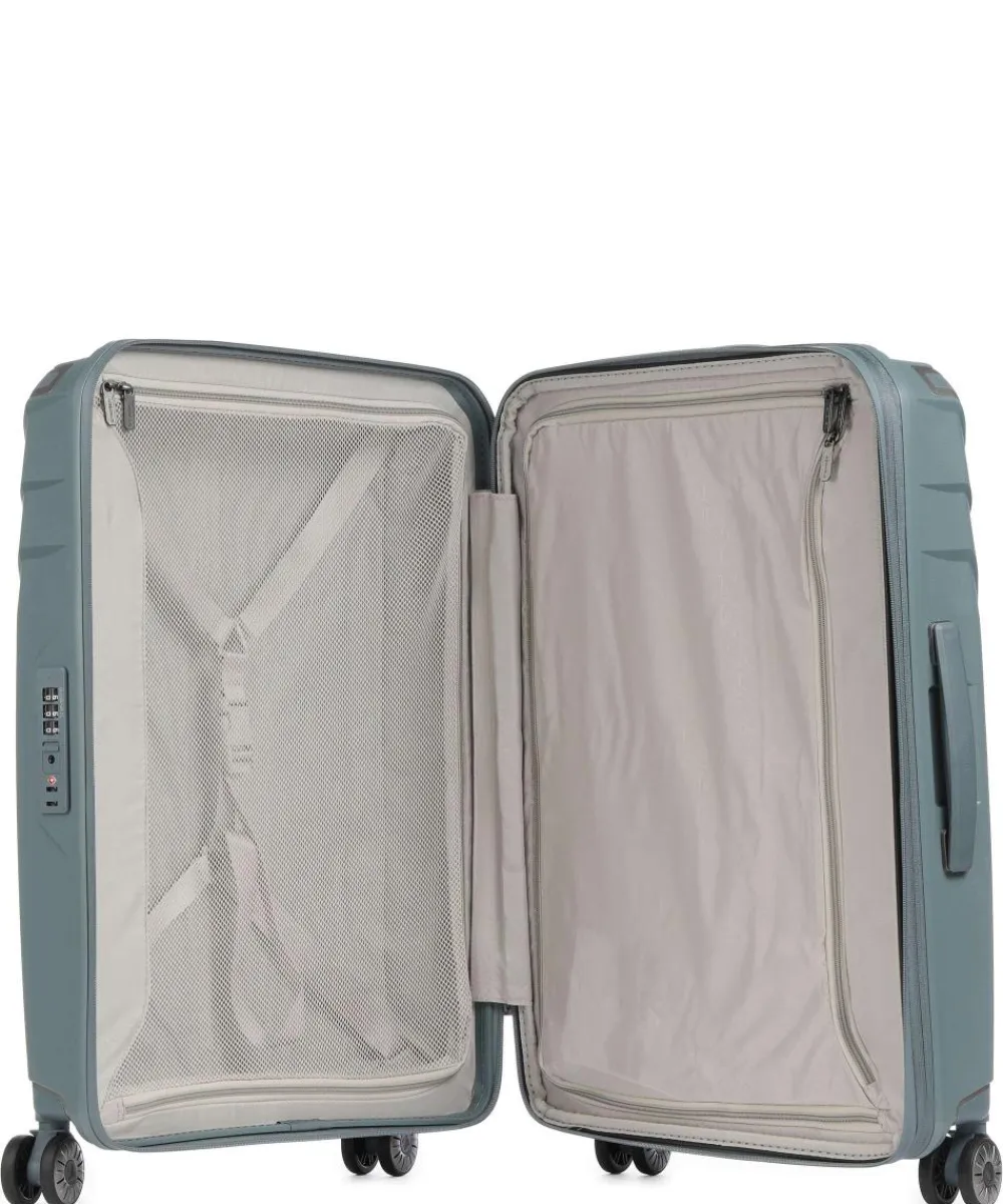 Travelite Elvaa Suitcase set (4 wheels) 3-pc. blue-grey