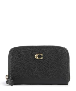 Sale Essential Credit card holder grained leather Credit Card Holders|Wallets