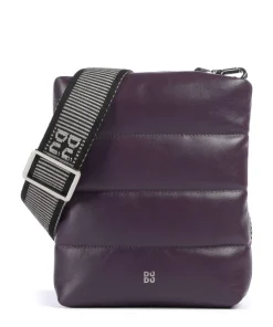 DuDu Bags Falkland Crossbody bag fine grain leather aubergine New