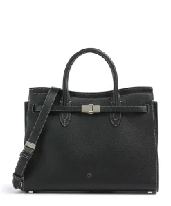 AIGNER Farah L Handbag grained cow leather black Online