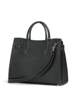 AIGNER Farah L Handbag grained cow leather black Online