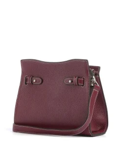 AIGNER Farah S Crossbody bag grained cow leather wine Sale