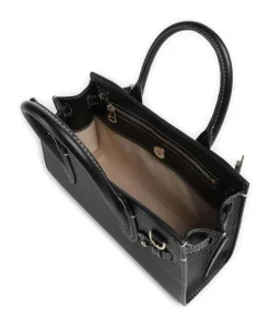 AIGNER Farah S Handbag grained cow leather black Outlet