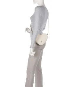 AIGNER Fashion Crossbody bag fine grain cow leather cream Clearance