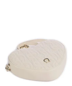AIGNER Fashion Crossbody bag fine grain cow leather cream Clearance