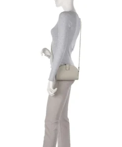 AIGNER Fashion Phone bag grained cow leather grey Online