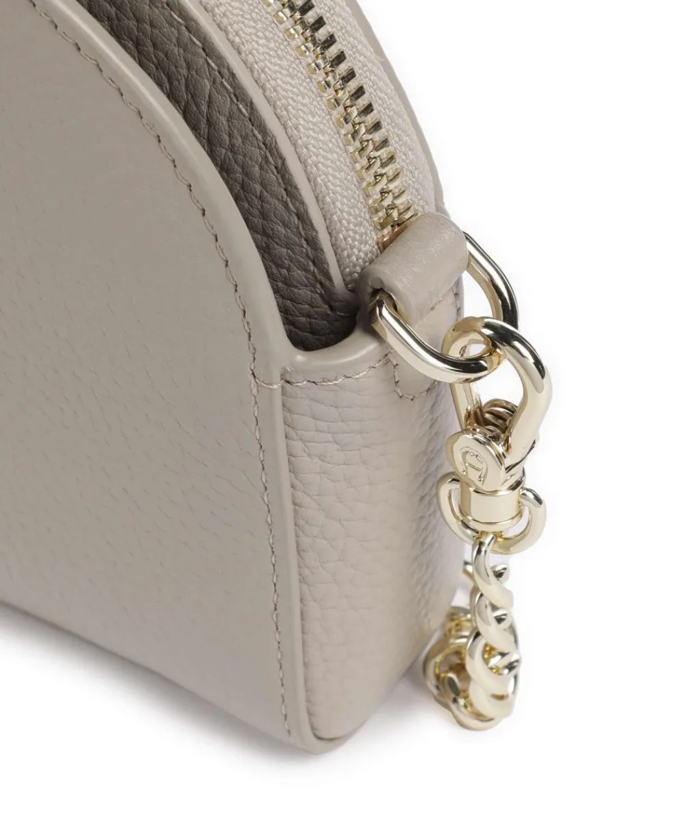AIGNER Fashion Phone bag grained cow leather grey Online