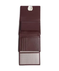 AIGNER Fashion RFID Wallet grained cow leather dark red Discount