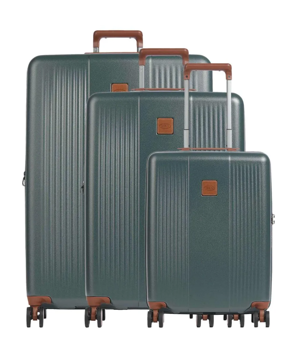 Brics Ferrara Suitcase set (4 wheels) 3-pc. green Hot