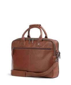 Castelijn & Beerens Firenze Briefcase 15″ grained leather light brown Hot