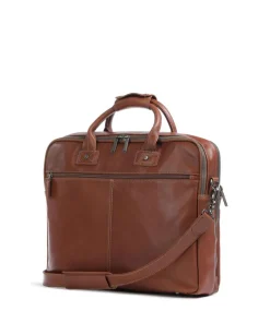 Castelijn & Beerens Firenze Briefcase 17″ leather brown Hot