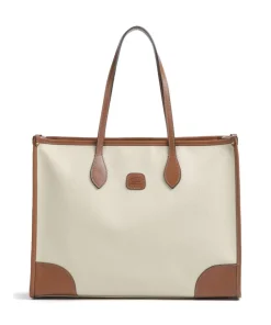 Brics Firenze Tote bag 14″ imitation leather ivory/brown Best