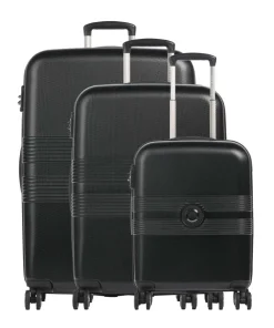 Delsey Paris Flanerie SE Suitcase set (4 wheels) 76 black Clearance