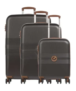 Delsey Paris Flanerie SE Suitcase set (4 wheels) 76 dark brown Clearance