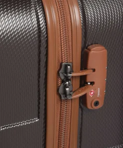 Delsey Paris Flanerie SE Suitcase set (4 wheels) 76 dark brown Clearance