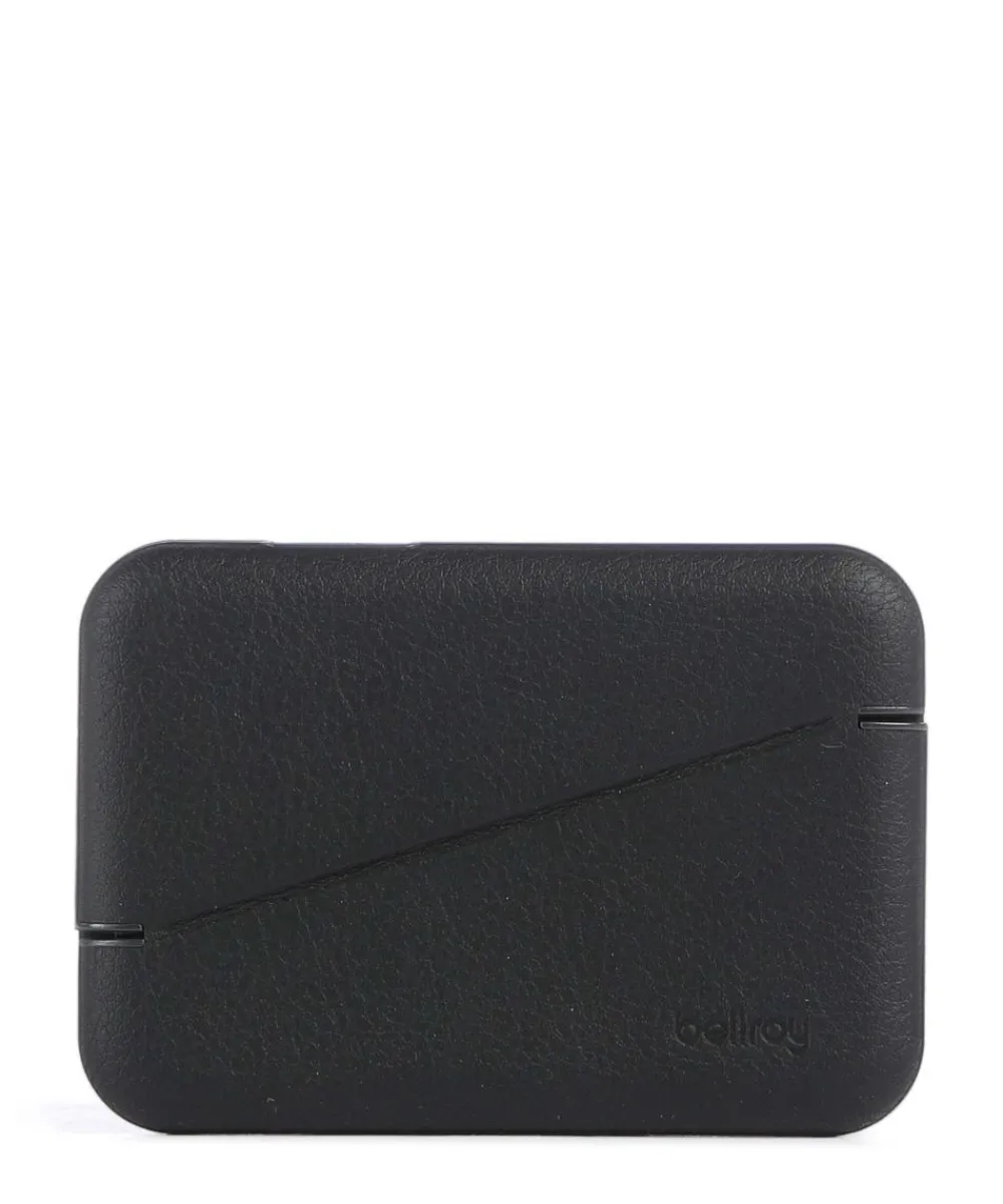Bellroy Flip Case RFID Credit card holder recycled polycarbonate, leather, hard synthetic black New
