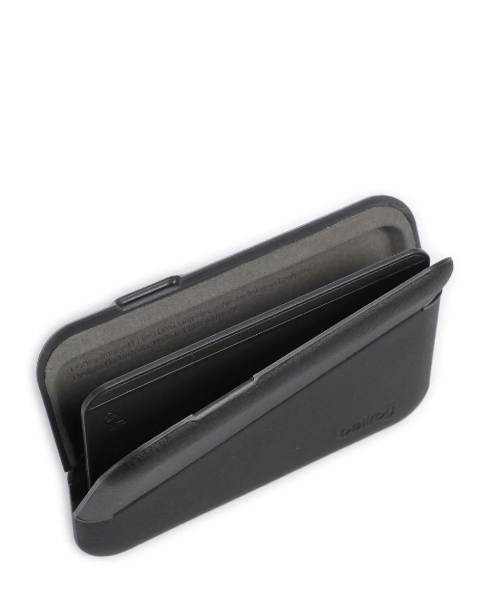 Bellroy Flip Case RFID Credit card holder recycled polycarbonate, leather, hard synthetic black New