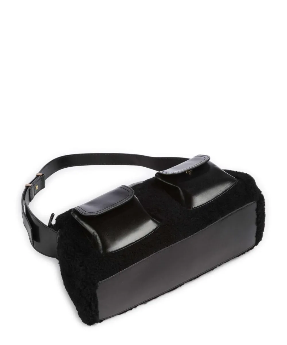 Best Flora Wow Shoulder bag fur, fine grain cow leather Shoulder Bags