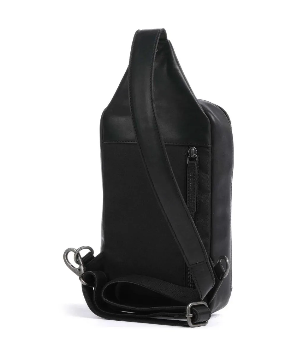 The Chesterfield Brand Fusion Salla Sling bag nylon, leather black Clearance