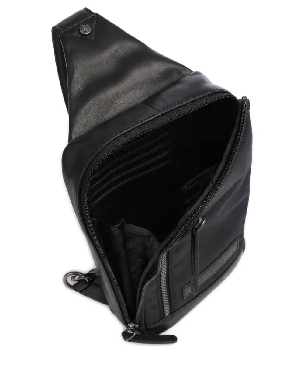 The Chesterfield Brand Fusion Salla Sling bag nylon, leather black Clearance