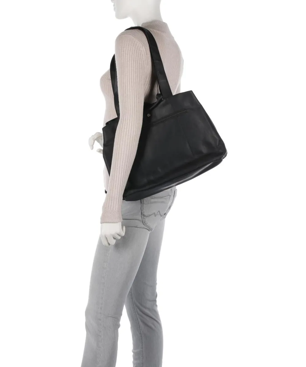 The Chesterfield Brand Gail Tote bag pull-up cow leather black Clearance
