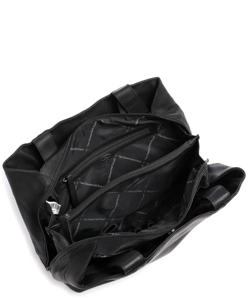 The Chesterfield Brand Gail Tote bag pull-up cow leather black Clearance