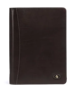 Castelijn & Beerens Gaucho A4 Rits Portfolio fine grain cow leather dark brown Online