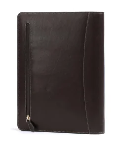 Castelijn & Beerens Gaucho A4 Rits Portfolio fine grain cow leather dark brown Online