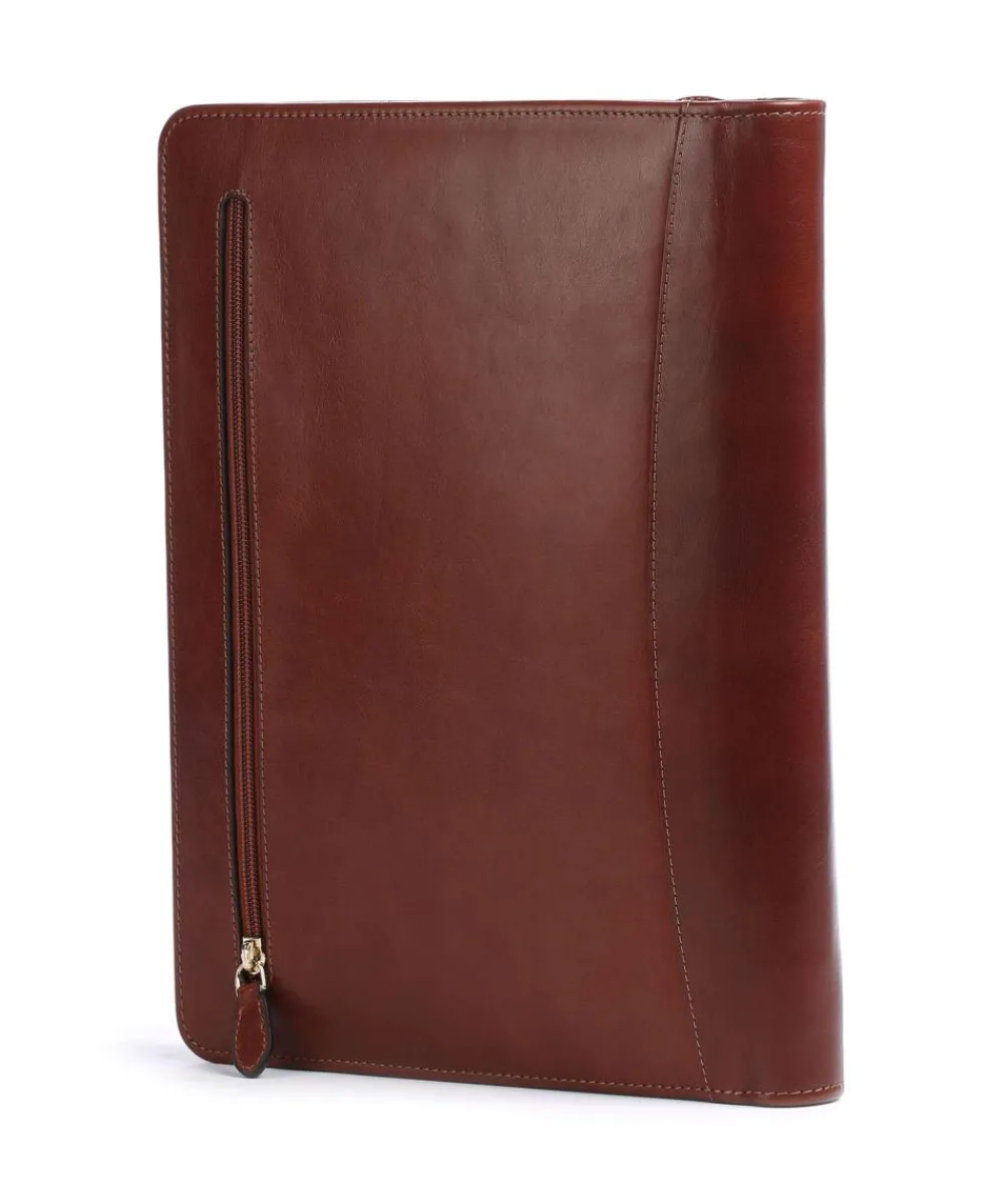Castelijn & Beerens Gaucho A4 Rits Portfolio fine grain cow leather cognac Clearance