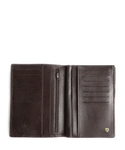 Castelijn & Beerens Gaucho RFID Credit card holder fine grain cow leather dark brown Outlet