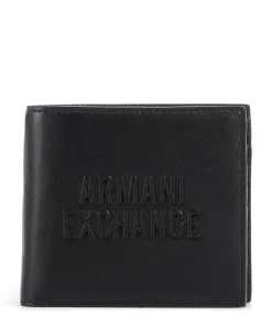 Armani Exchange Gerard Wallet imitation leather black Discount