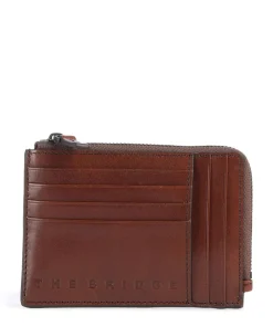 The Bridge Giacomo Credit card holder fine grain cow leather brown Discount