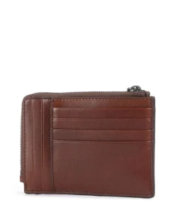 The Bridge Giacomo Credit card holder fine grain cow leather brown Discount