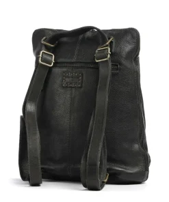 Taschendieb Wien Glücksbrücke 1 Backpack bag grained cow leather khaki Outlet