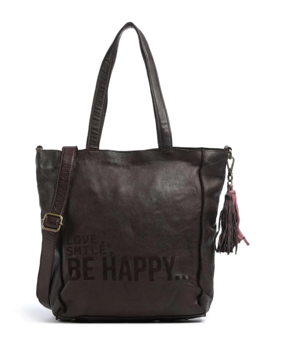 Best Glücksbrücke 2 Tote bag grained cow leather Tote Bags