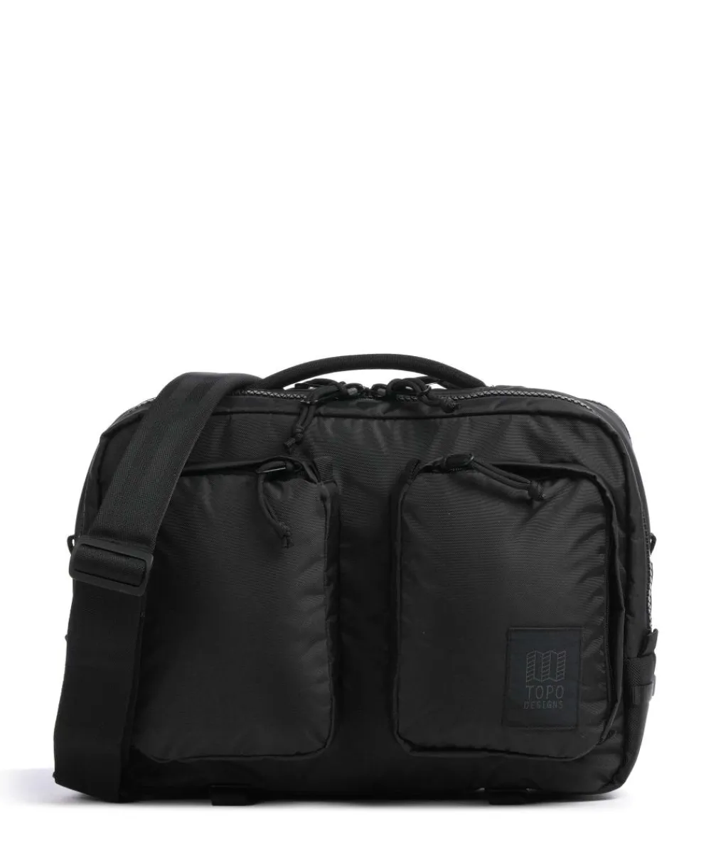Topo Designs Global Briefcase 15″ ripstop-nylon black Hot