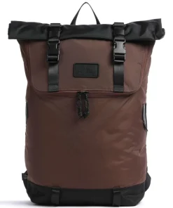 Doughnut Go Wild Christopher Rolltop backpack 13″ recycled nylon brown/black New
