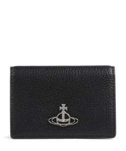 Vivienne Westwood Grain Credit card holder imitation leather black Hot