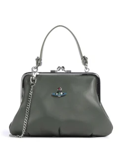 Vivienne Westwood Granny Frame Nappa Crossbody bag lamb leather khaki Sale