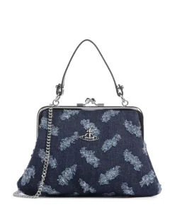 New Granny Frame Ripped Denim Crossbody bag cotton Handbags|Crossbody Bags