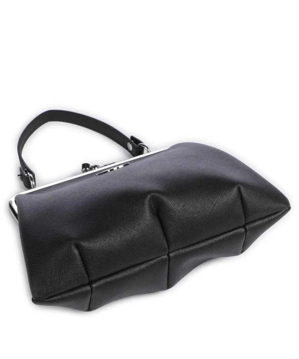 Vivienne Westwood Granny Frame Saffiano Crossbody bag imitation leather black New