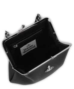 Vivienne Westwood Granny Frame Saffiano Crossbody bag imitation leather black New