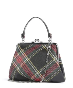 Discount Granny Frame Saffiano Printed Handbag imitation leather Handbags|Crossbody Bags