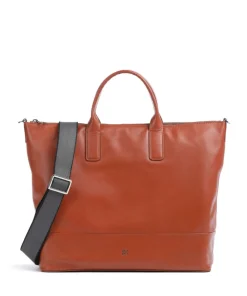 DuDu Bags Halmahera Tote bag softly grained calfskin red brown Online