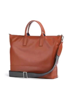 DuDu Bags Halmahera Tote bag softly grained calfskin red brown Online