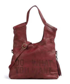Hanfgasse 3 Hobo bag grained cow leather Shoulder Bags|Hobo Bags