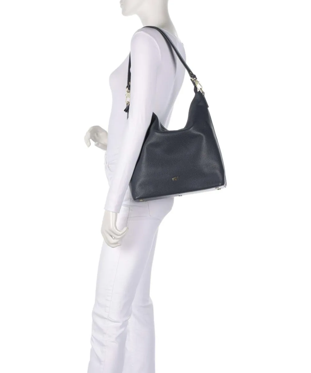 Clearance Hanna Hobo bag grained cow leather Shoulder Bags|Hobo Bags