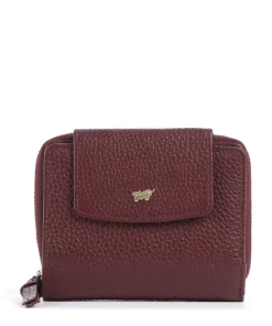 Braun Büffel Hanna Wallet grained leather wine New